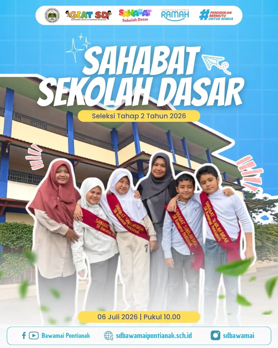 Juara 4 Tenis Meja Tunggal Putra Kategori Siswa oleh FSDS Kota Pontianak tahun 2021.
